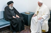 Grand Ayatollah Ali-Al-Sistani and Pope Francis