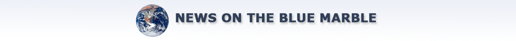 News on the Blue Marble header